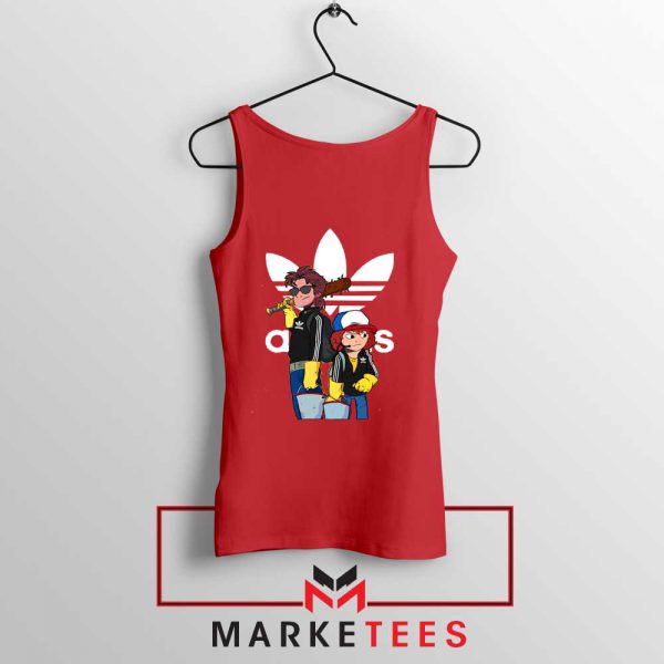 Stranger Things Adidas Parody Tank Top