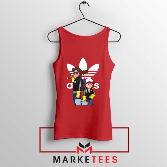 Stranger Things Adidas Parody Tank Top Steve And Dustin