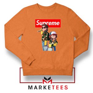 Stranger Things Dustin And Steve Orange Sweater