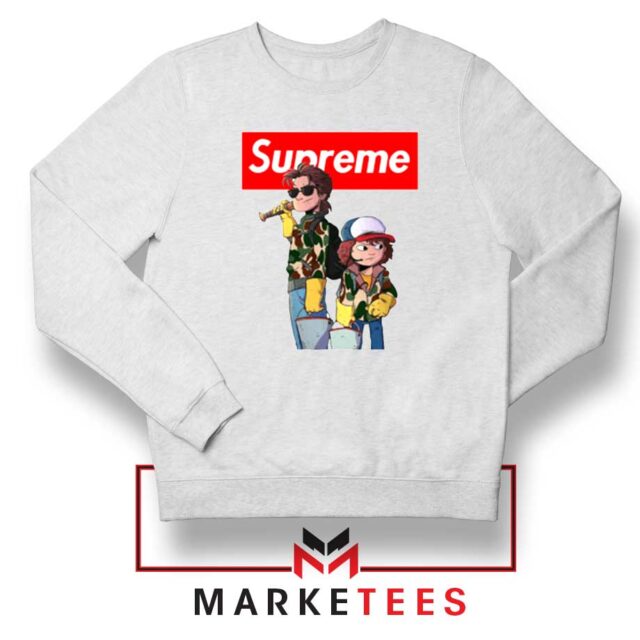 Stranger Things Dustin And Steve Sweater S-2XL