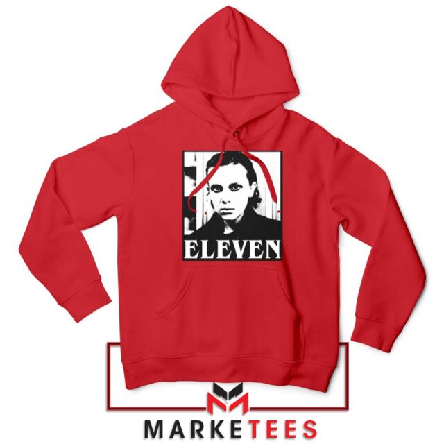 Stranger Things Eleven Graphic Hoodie Main Protagonists