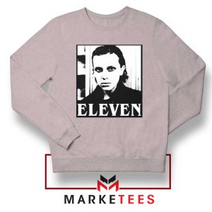 Stranger Things Eleven Graphic Sport Grey Sweatshirt