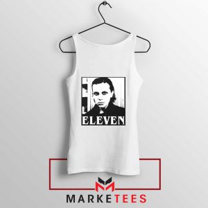 Stranger Things Eleven Graphic White Tank Top