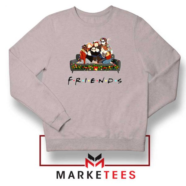 Stranger Things Friends Sport Grey Sweater