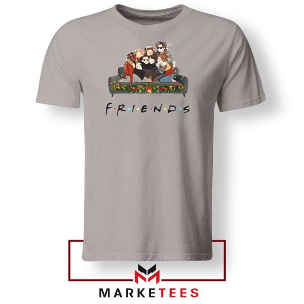 Stranger Things Friends Sport Grey Tee Shirt