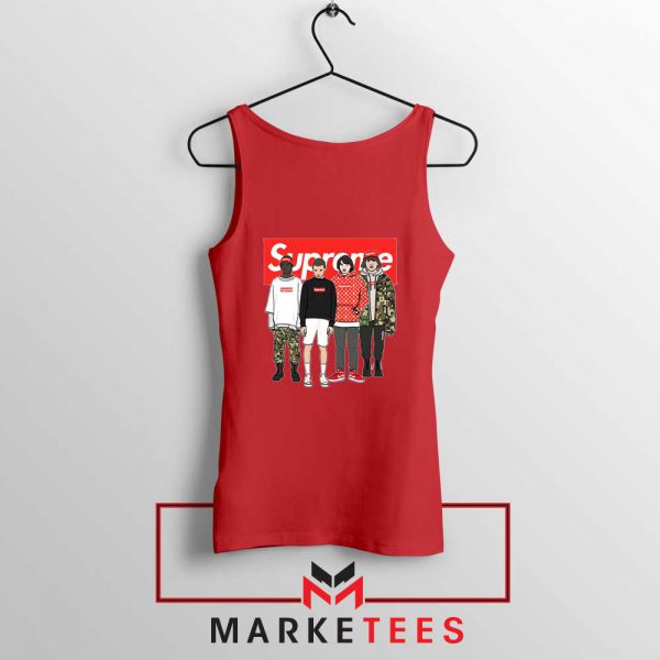 Stranger Things Funny Supreme Red Tank Top