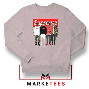 Stranger Things Funny Supreme Sport Grey Sweater
