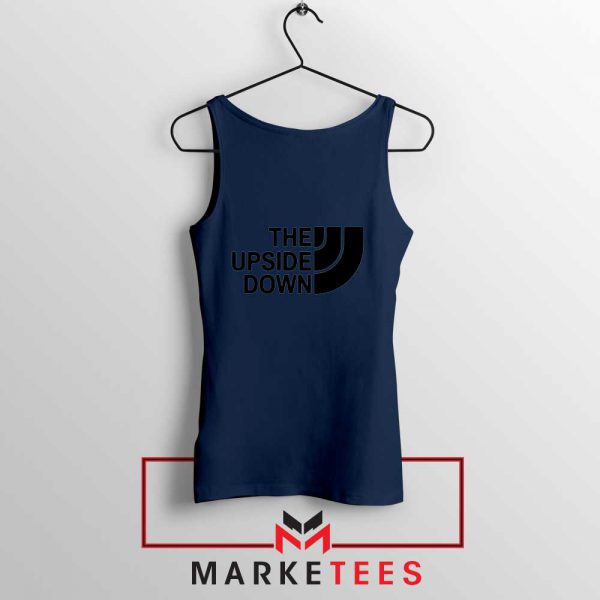 The Upside Down North Face Navy Blue Tank Top