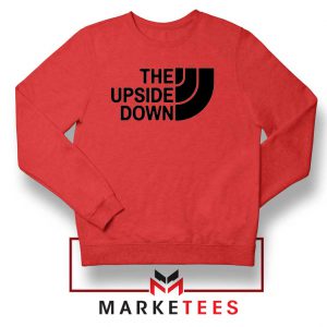 The Upside Down North Face Red Sweatshirt