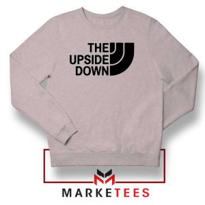 The Upside Down North Face Sport Grey Sweatshirt