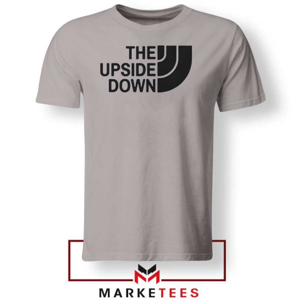 The Upside Down North Face Sport Grey Tee Shirt