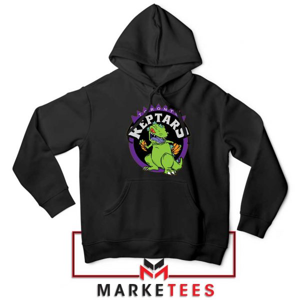 Toronto NBA Parody Reptars Black Hoodie