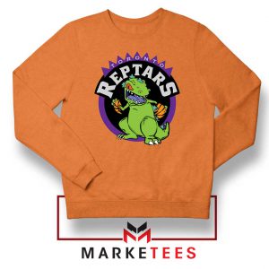 Toronto NBA Parody Reptars Orange Sweatshirt