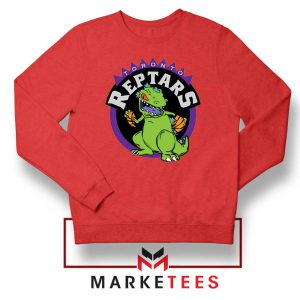 Toronto NBA Parody Reptars Red Sweatshirt