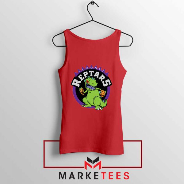 Toronto NBA Parody Reptars Red Tank Top