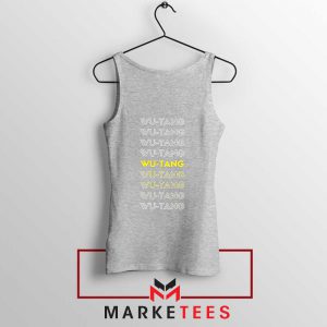 Typography Rapper Group Sport Grey Tank Top