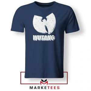 Vintage 90s Wutang Clan Logo Navy Blue Tee Shirt