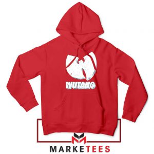 Vintage 90s Wutang Clan Logo Red Hoodie