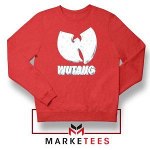 Vintage 90s Wutang Clan Logo Red Sweater