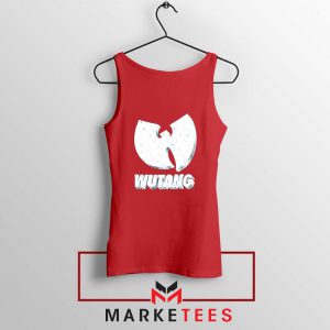 Vintage 90s Wutang Clan Logo Red Tank Top