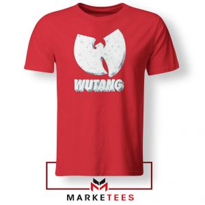 Vintage 90s Wutang Clan Logo Red Tee Shirt