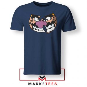 Wu Tang Clan Wario Navy Blue Tee Shirt