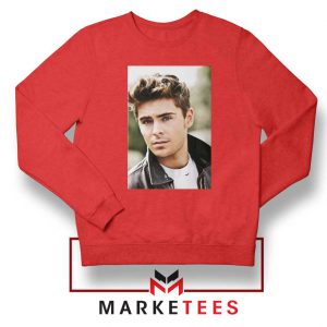 Zac Efron Posters Red Sweatshirt