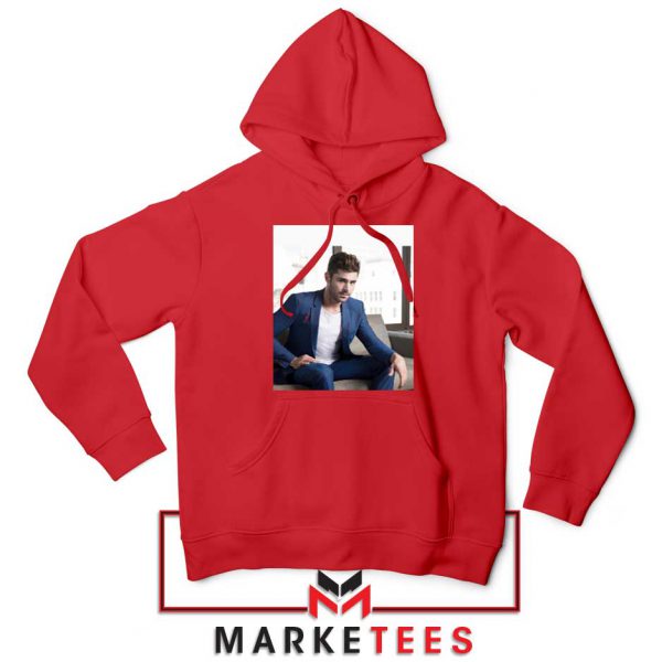 Zac Efron Richard Samuels Red Hoodie