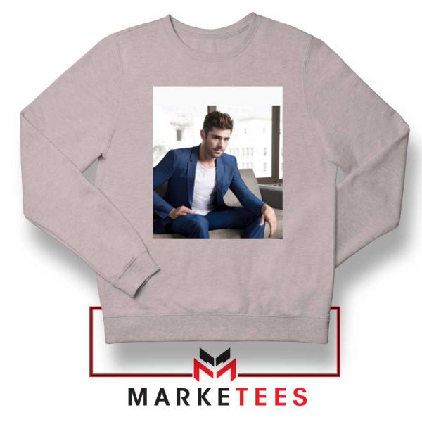 Zac Efron Richard Samuels Sport Grey Sweatshirt