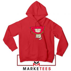 Cat Animal Red Hoodie