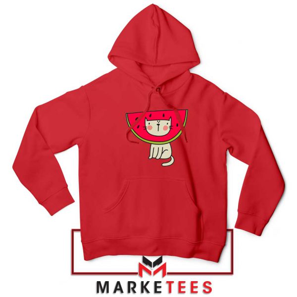 Cat Animal Red Hoodie