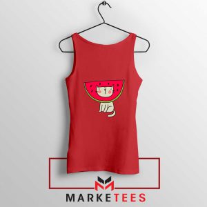 Cat Animal Red Tank Top