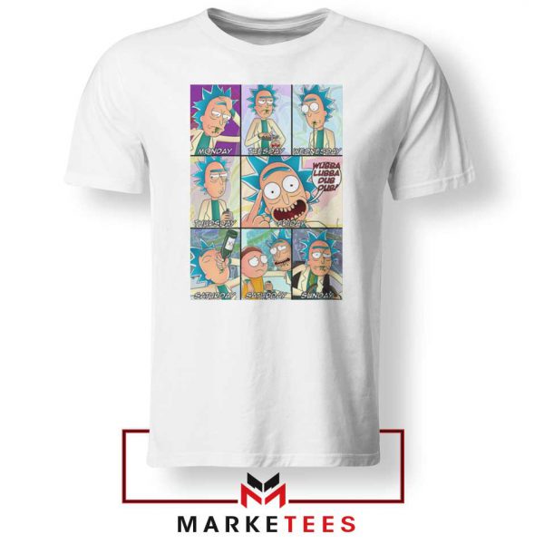 Cheap Rick Drunk White Tshirt