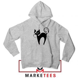 Glowing Cat Eyes Sport Grey Hoodie