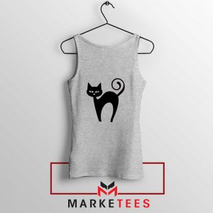 Glowing Cat Eyes Sport Grey Tank Top