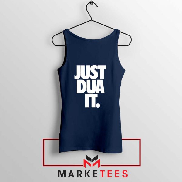 Just Dua It Nike Parody Navy Blue Tank Top