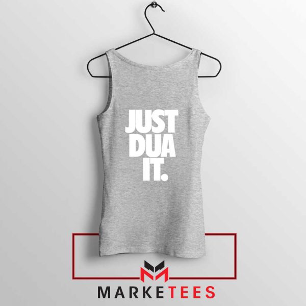 Just Dua It Nike Parody Sport Grey Tank Top