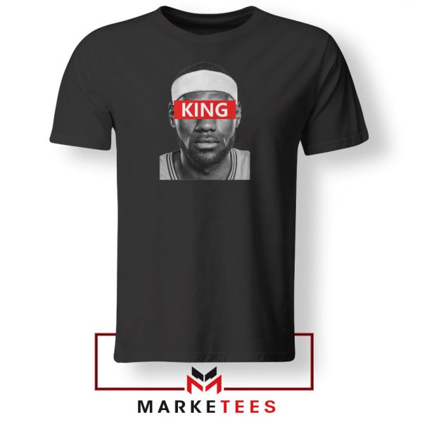 King LeBron James Black Tshirt