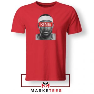 King LeBron James Red Tshirt