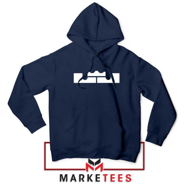 Lebron James Logo Navy Blue Hoodie