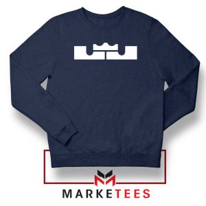 Lebron James Logo Navy Blue Sweatshirt