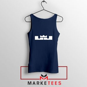 Lebron James Logo Navy Blue Tank Top