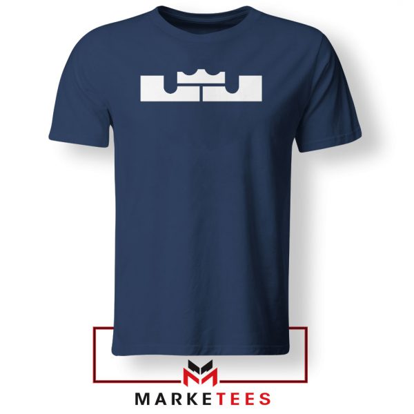 Lebron James Logo Navy Blue Tshirt