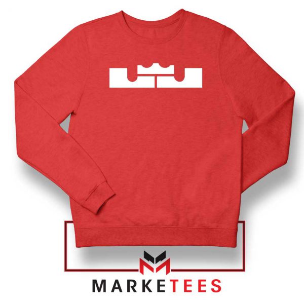 Lebron James Logo Red Sweatshirt