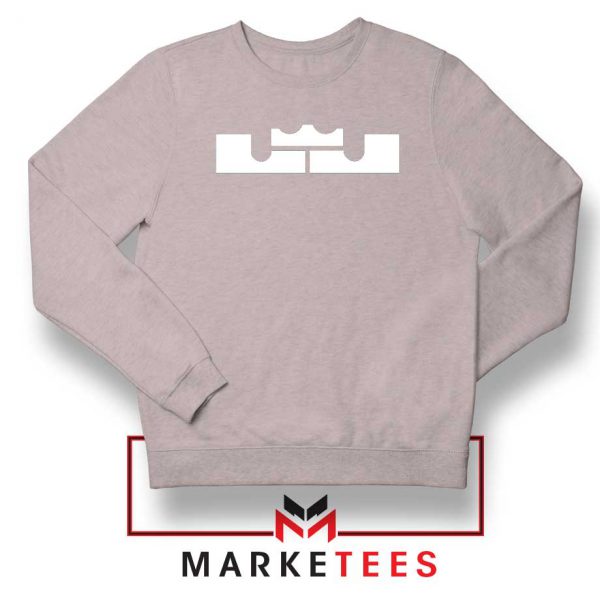 Lebron James Logo Sport Grey Sweatshirt