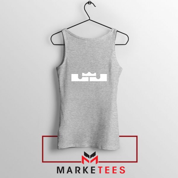 Lebron James Logo Sport Grey Tank Top