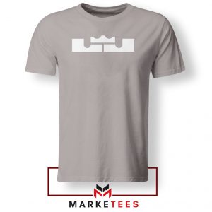 Lebron James Logo Sport Grey Tshirt