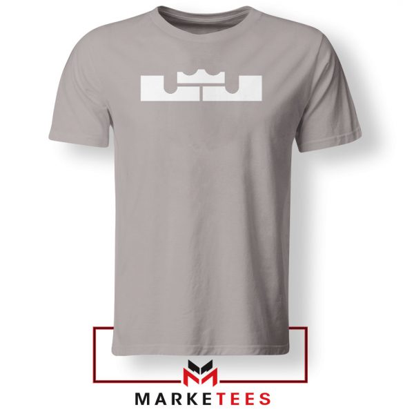 Lebron James Logo Sport Grey Tshirt