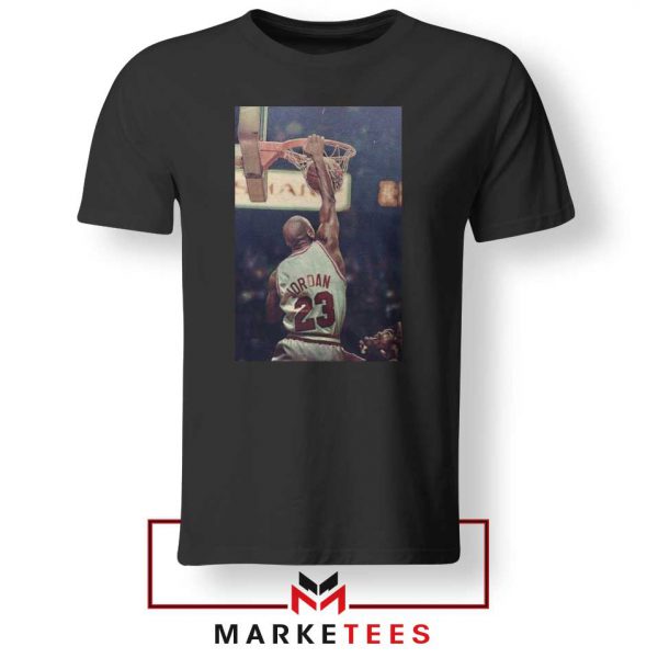 Michael Jordan Slam Dunks Black Tshirt