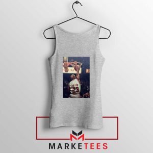 Michael Jordan Slam Dunks Sport Grey Tank Top